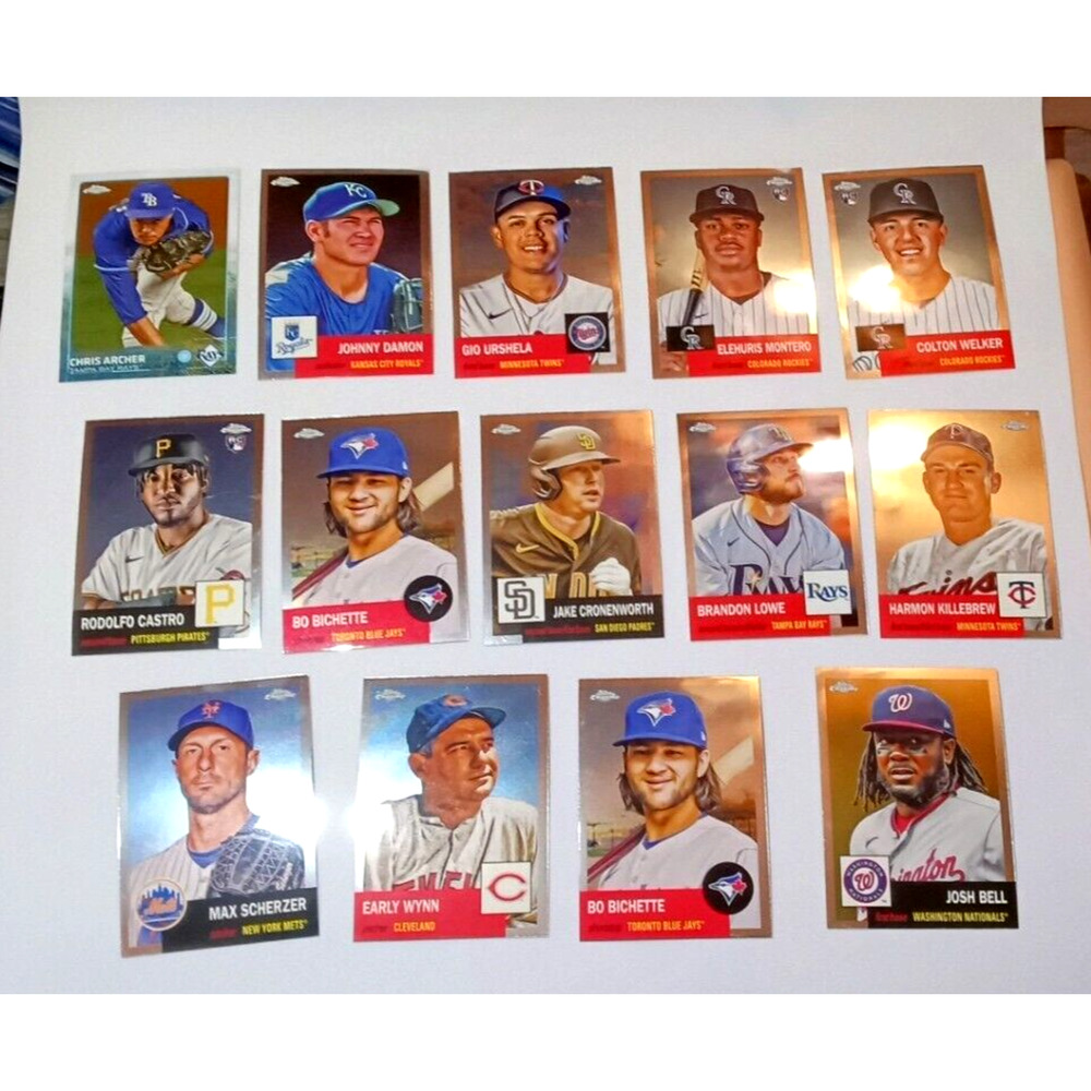 Topps Chrome Lot Of 14. 13 2022 Chrome Platinum And 1 2015 Topps Chrome